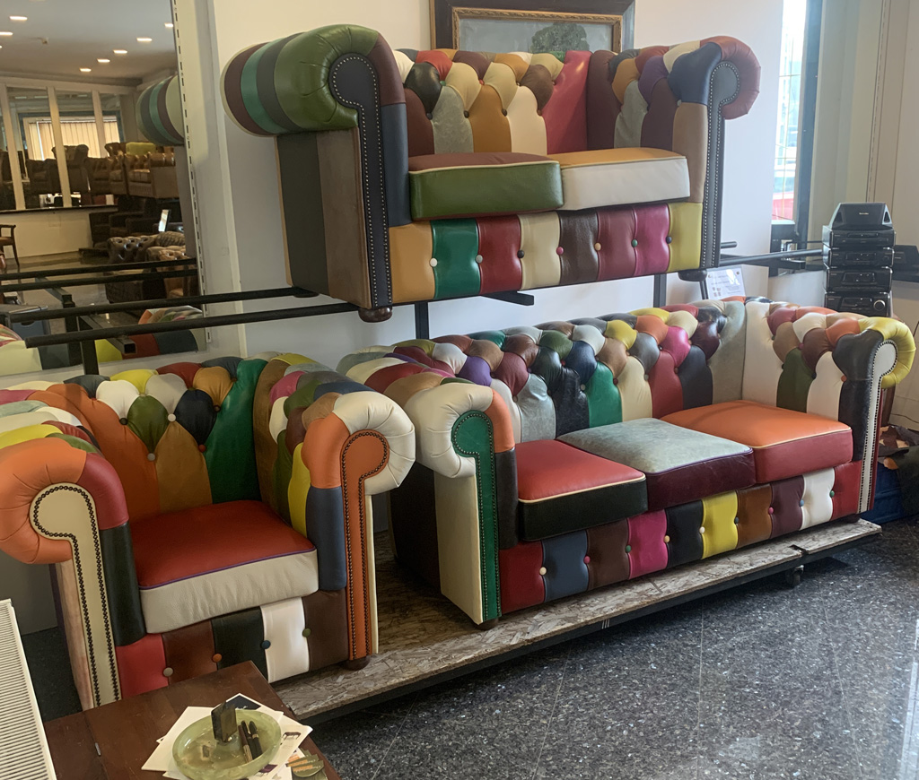 Chesterfield Classic patchwork garnit�ra 321