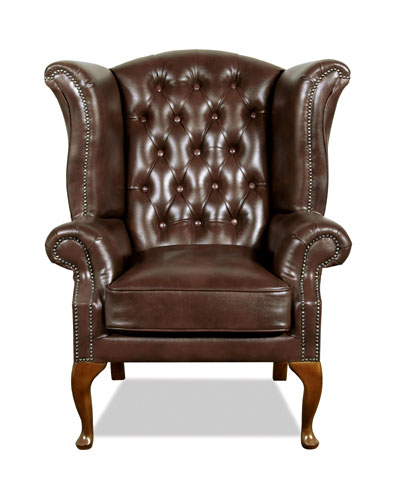 Chesterfield Queen barna flesfotel (A5)