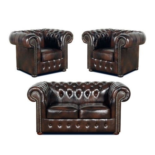 Chesterfield Classic XL 211 garnitra barna