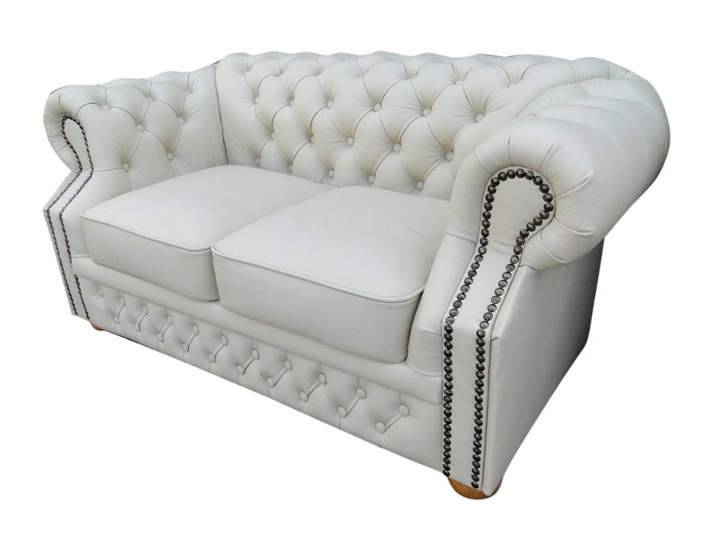 Chesterfield Windsor XL 2-es kanapé törtfehér Bruttó:544.830 Ft