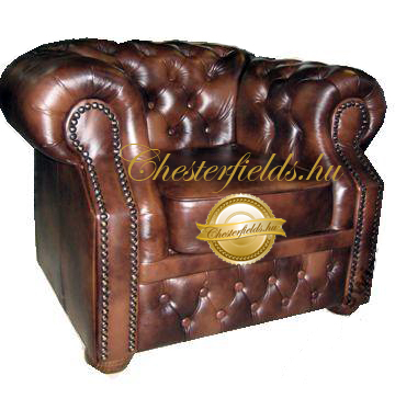 Chesterfield Windsor antique brown 1 seater