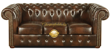 Chesterfield Classic Antik Barna Br Kanap