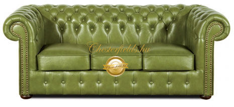 Chesterfield Classic Oliva Zld Kanap