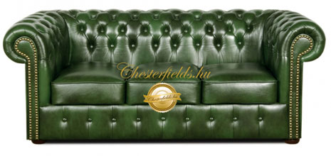 Chesterfield Classic Antik Zold Br Kanap